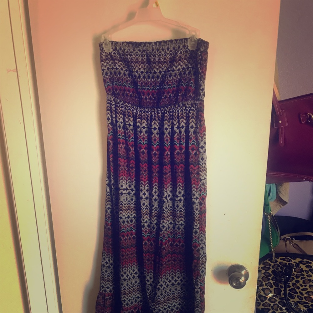 Strapless Element Summer Dress